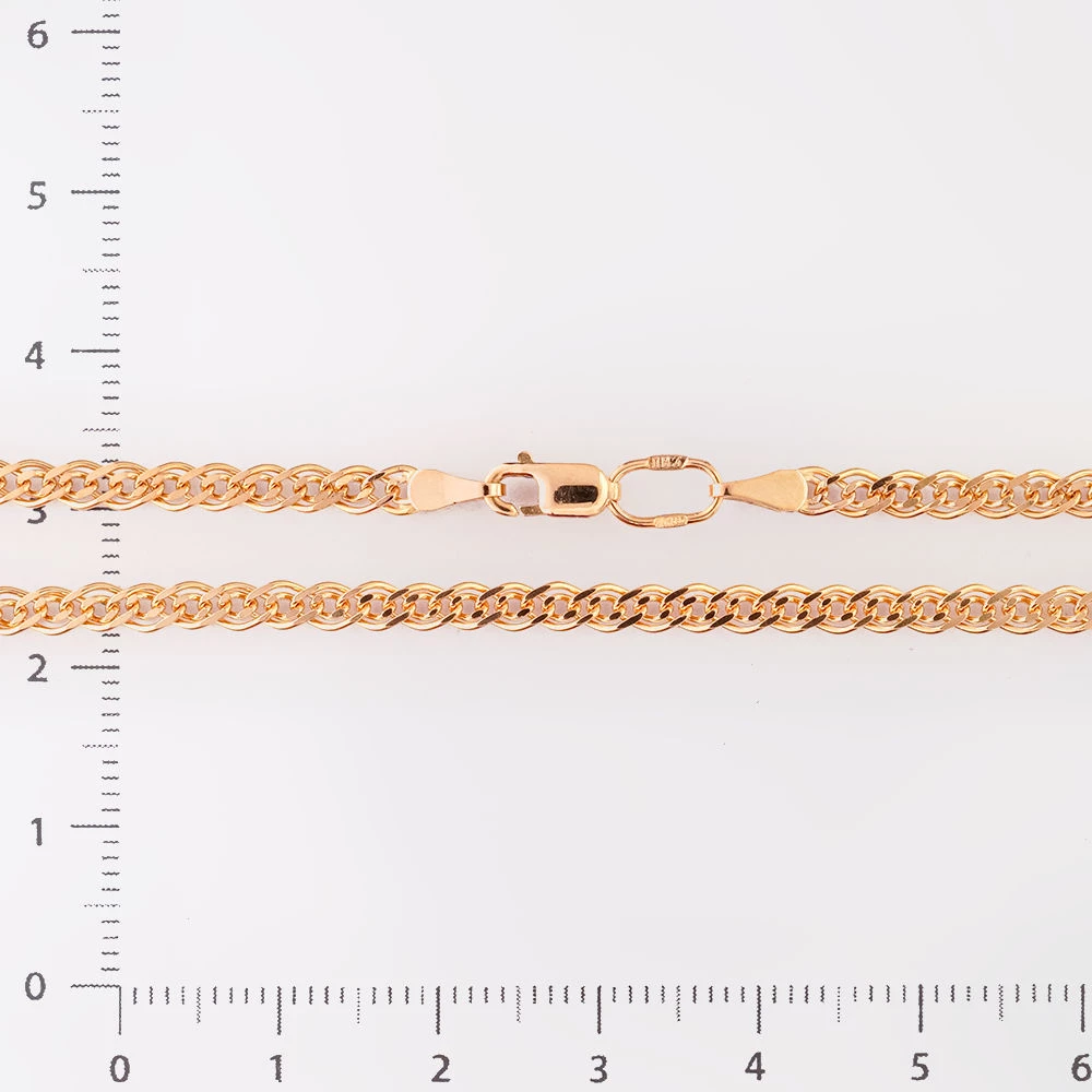 Цепь из красного золота 585 пробы