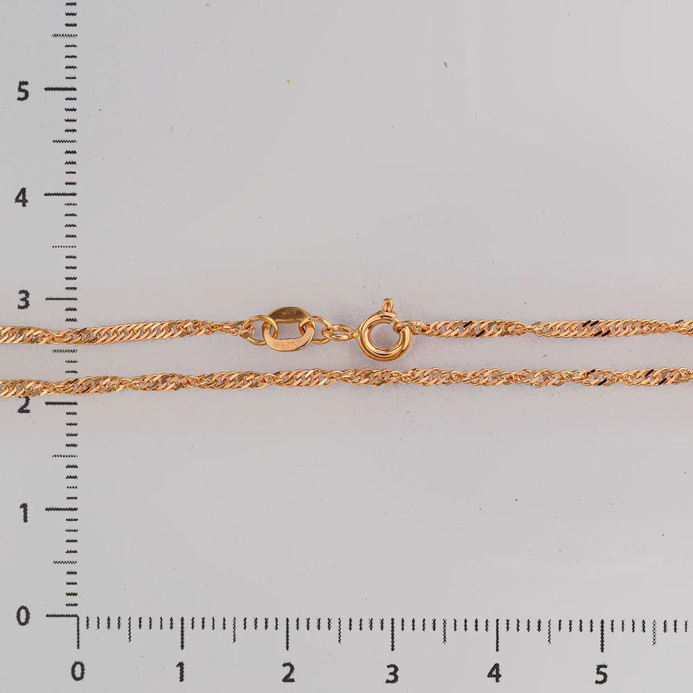 Цепь из красного золота 585 пробы