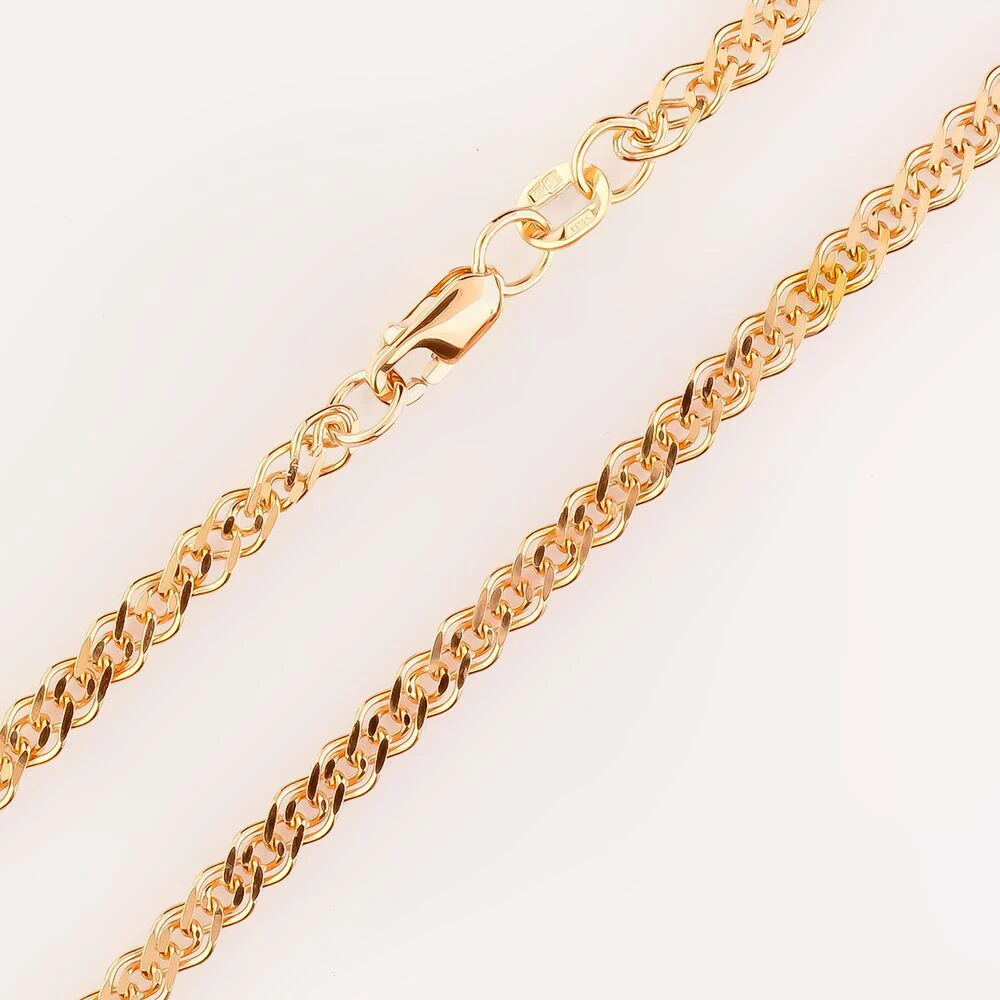 Цепь из красного золота 585 пробы