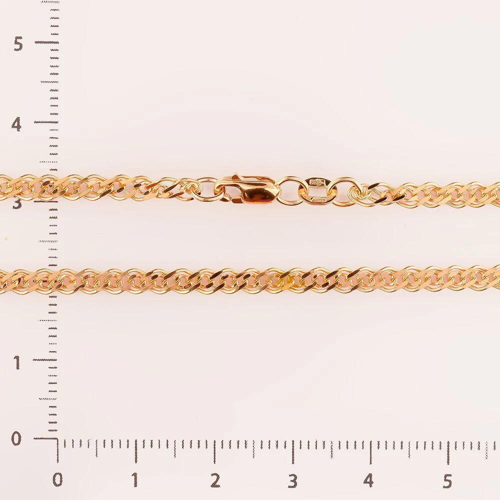 Цепь из красного золота 585 пробы