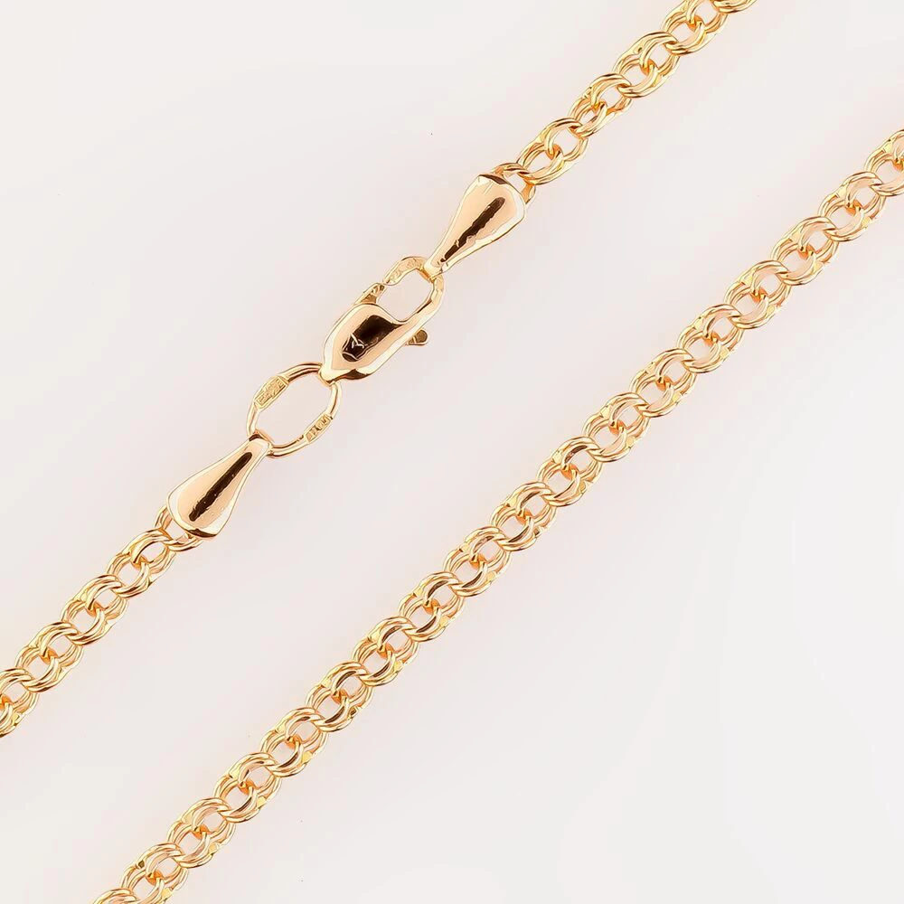 Цепь из красного золота 585 пробы