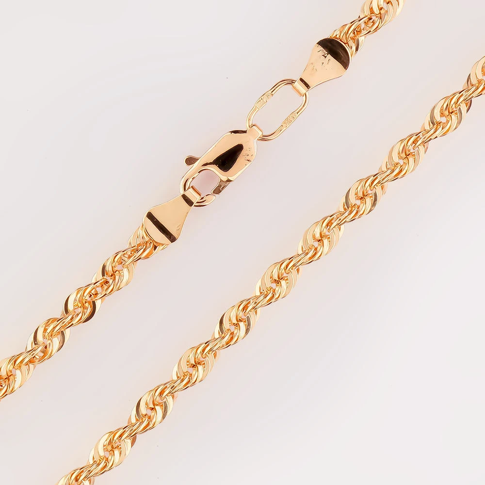 Цепь из красного золота 585 пробы