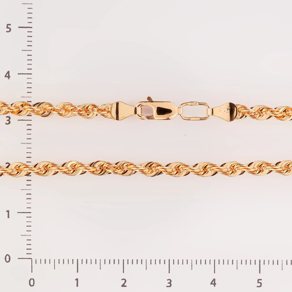 Цепь из красного золота 585 пробы