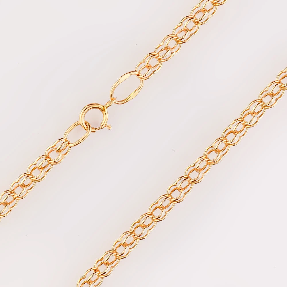 Цепь из красного золота 585 пробы