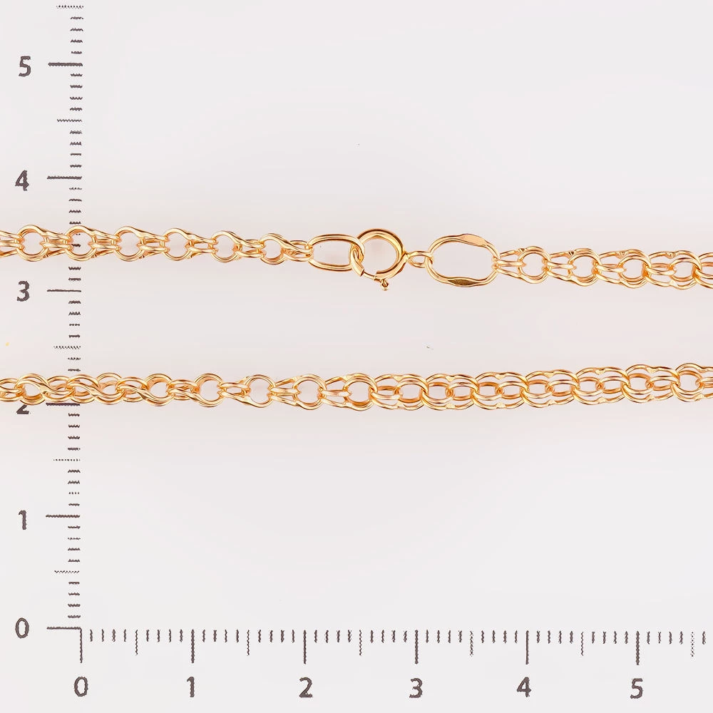 Цепь из красного золота 585 пробы