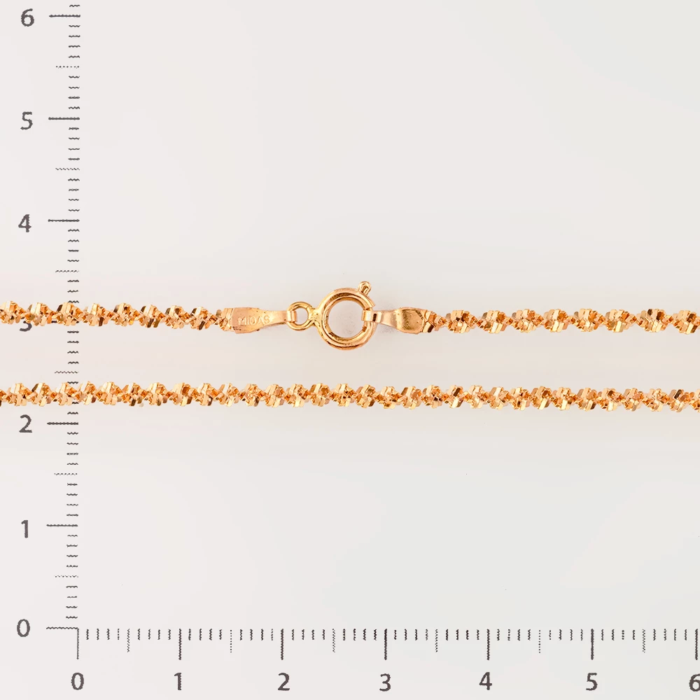 Цепь из красного золота 585 пробы