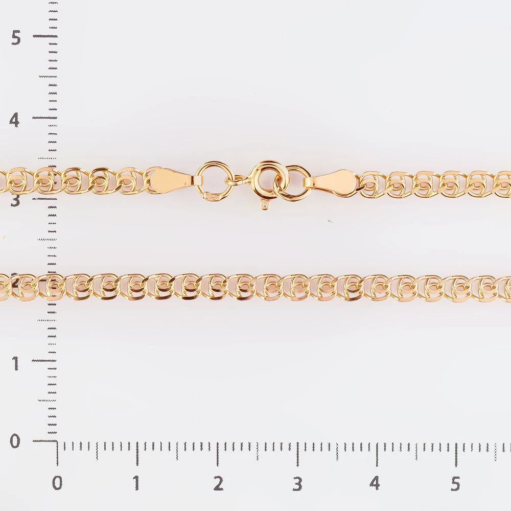 Цепь из красного золота 585 пробы