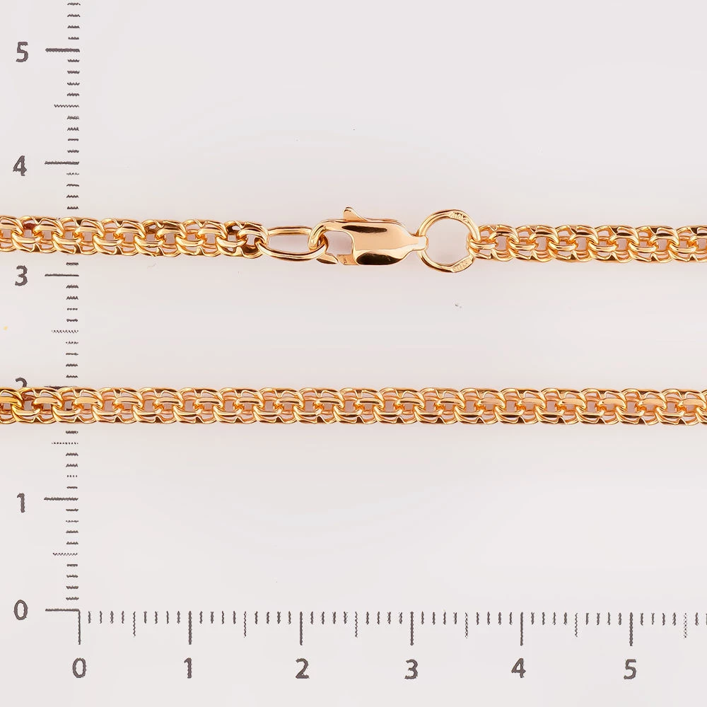 Цепь из красного золота 585 пробы