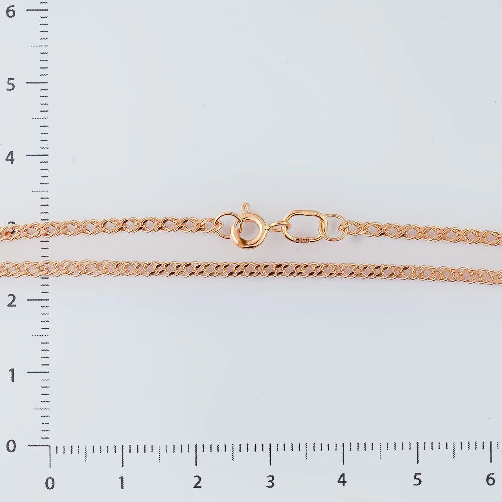 Цепь из красного золота 585 пробы