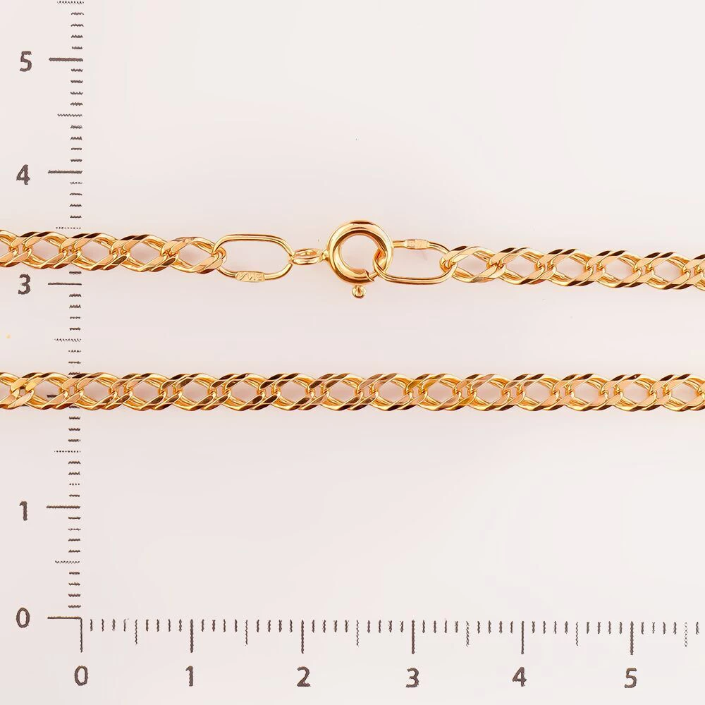 Цепь из красного золота 585 пробы