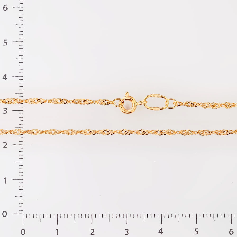 Цепь из красного золота 585 пробы