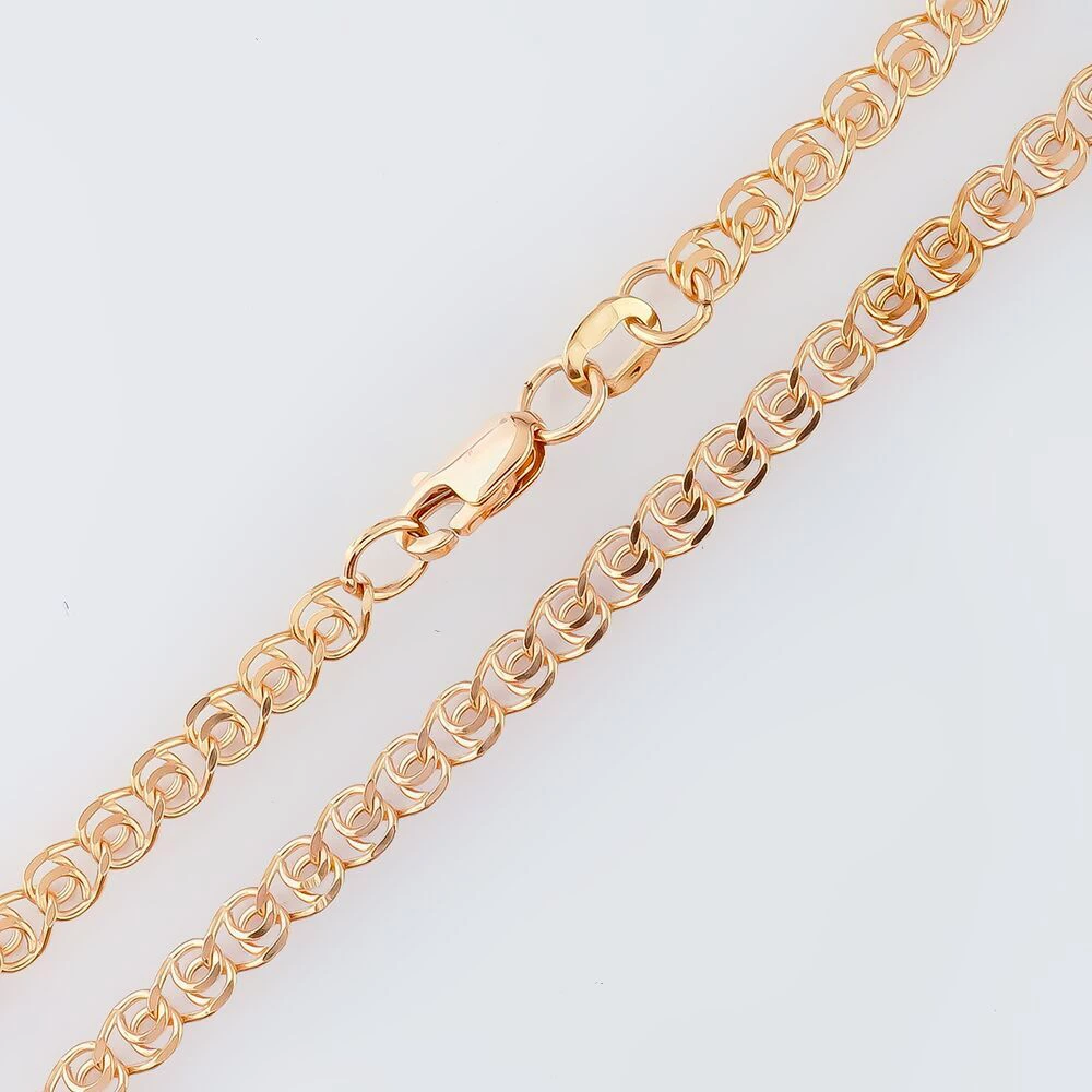 Цепь из красного золота 585 пробы