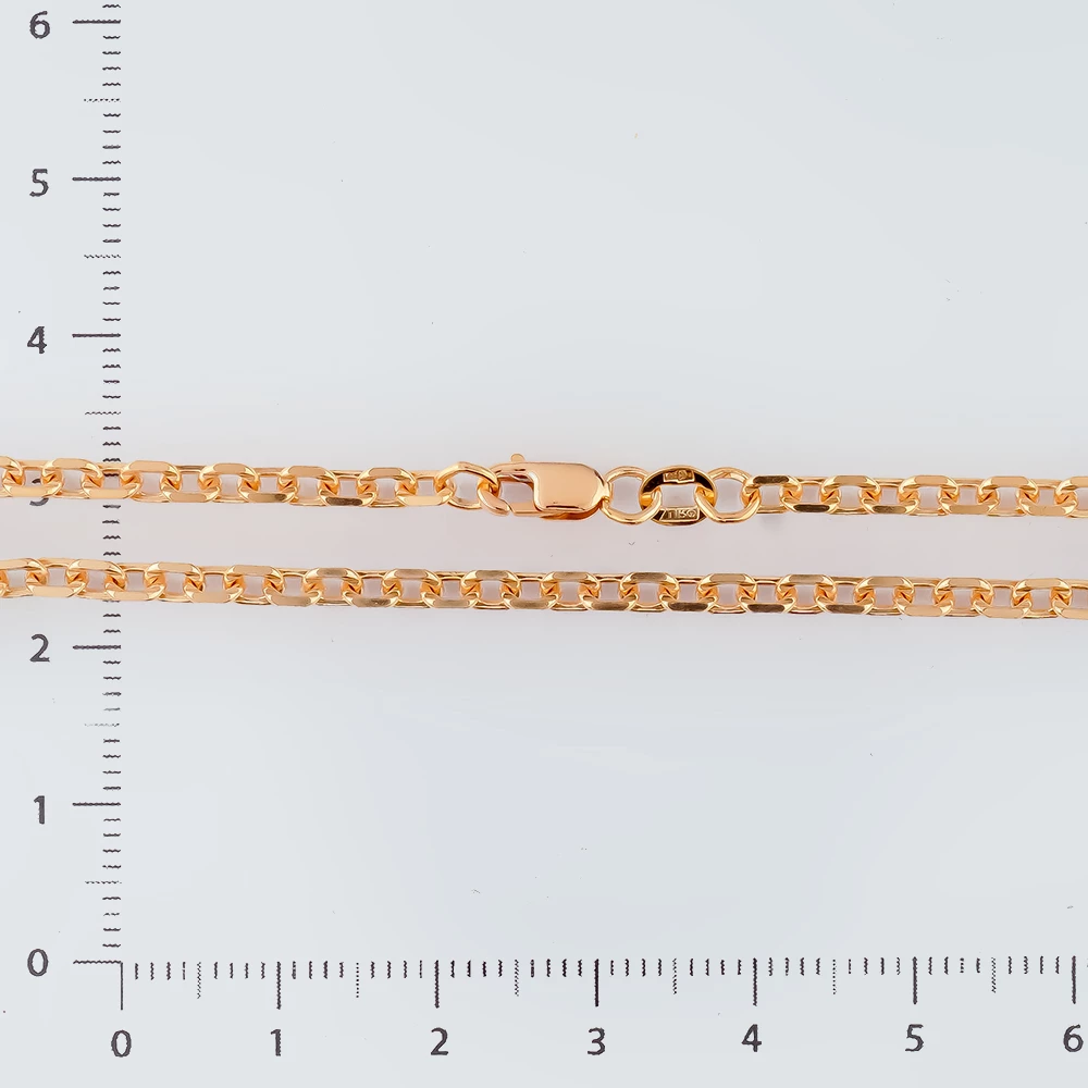 Цепь из красного золота 585 пробы