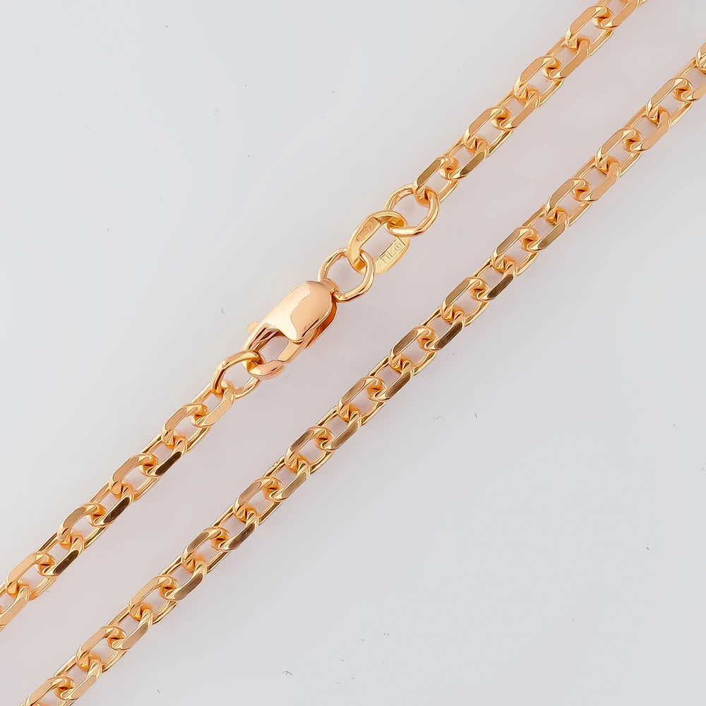 Цепь из красного золота 585 пробы