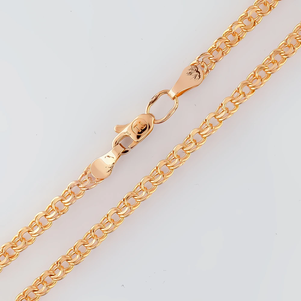 Цепь из красного золота 585 пробы