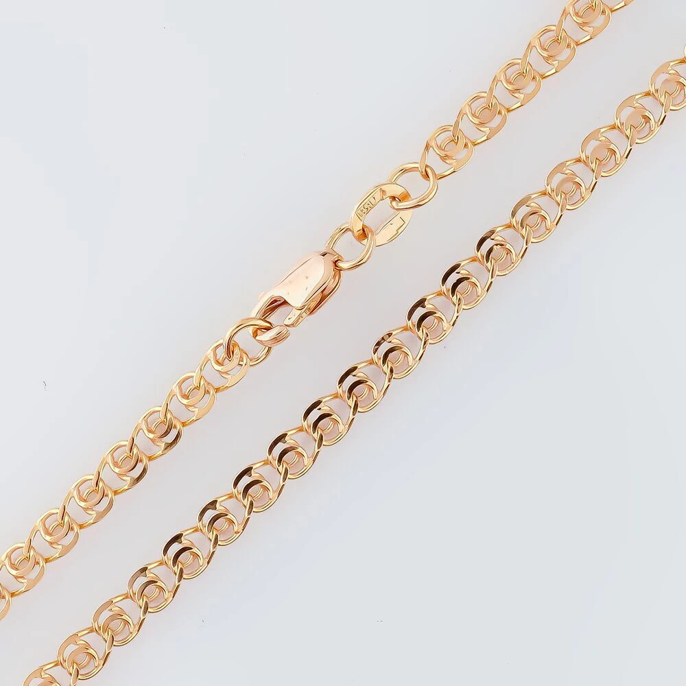 Цепь из красного золота 585 пробы