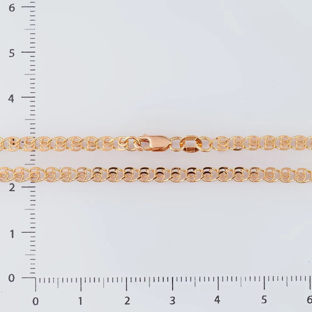 Цепь из красного золота 585 пробы