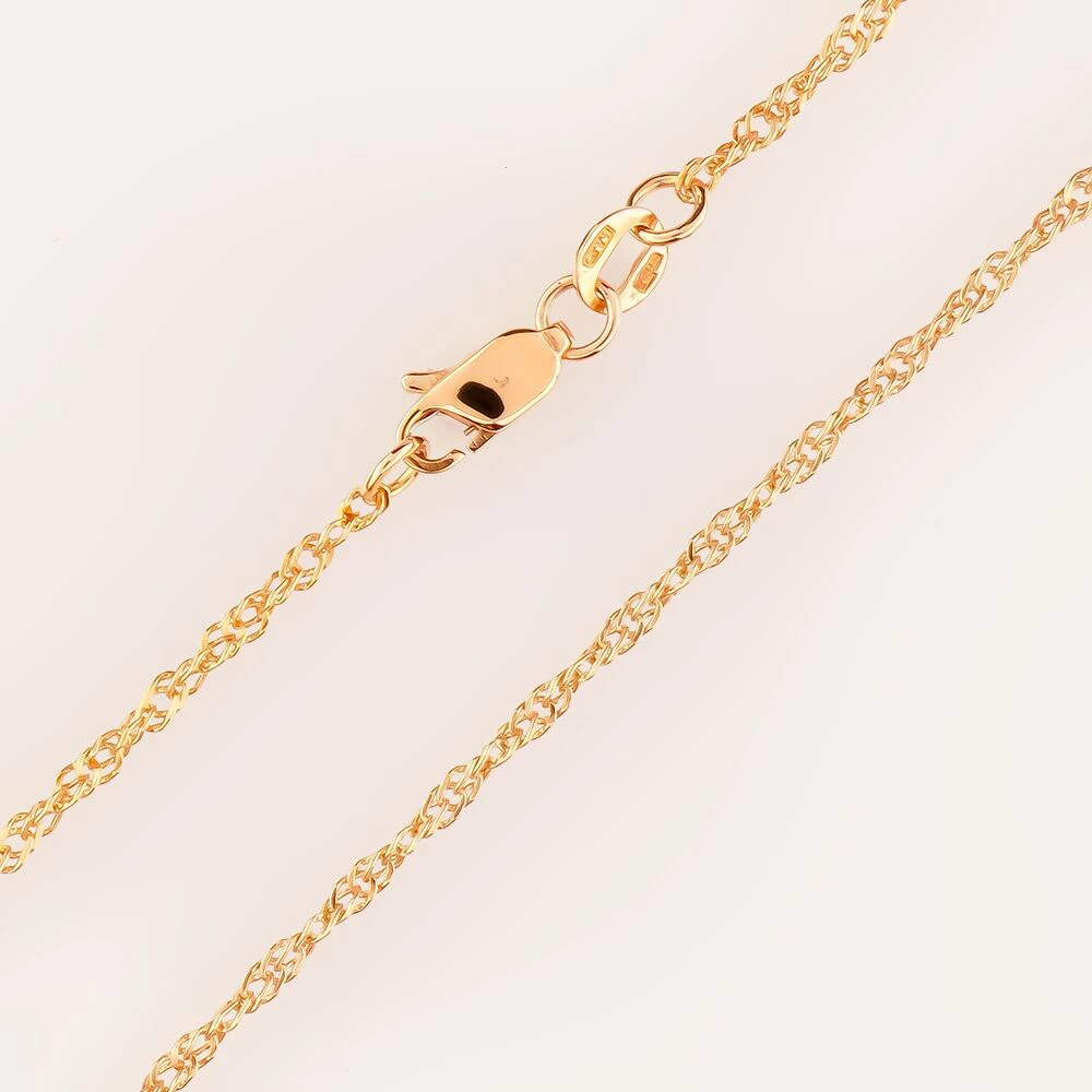 Цепь из красного золота 585 пробы