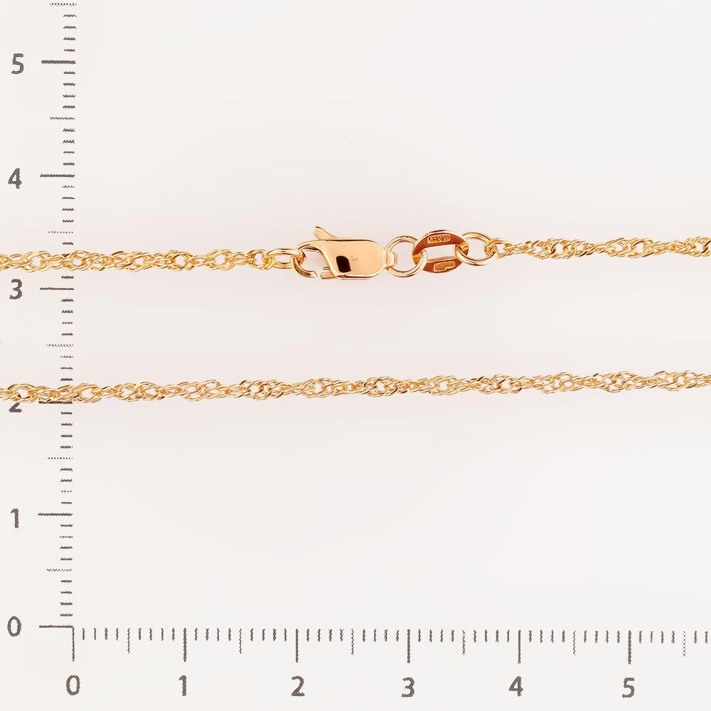 Цепь из красного золота 585 пробы