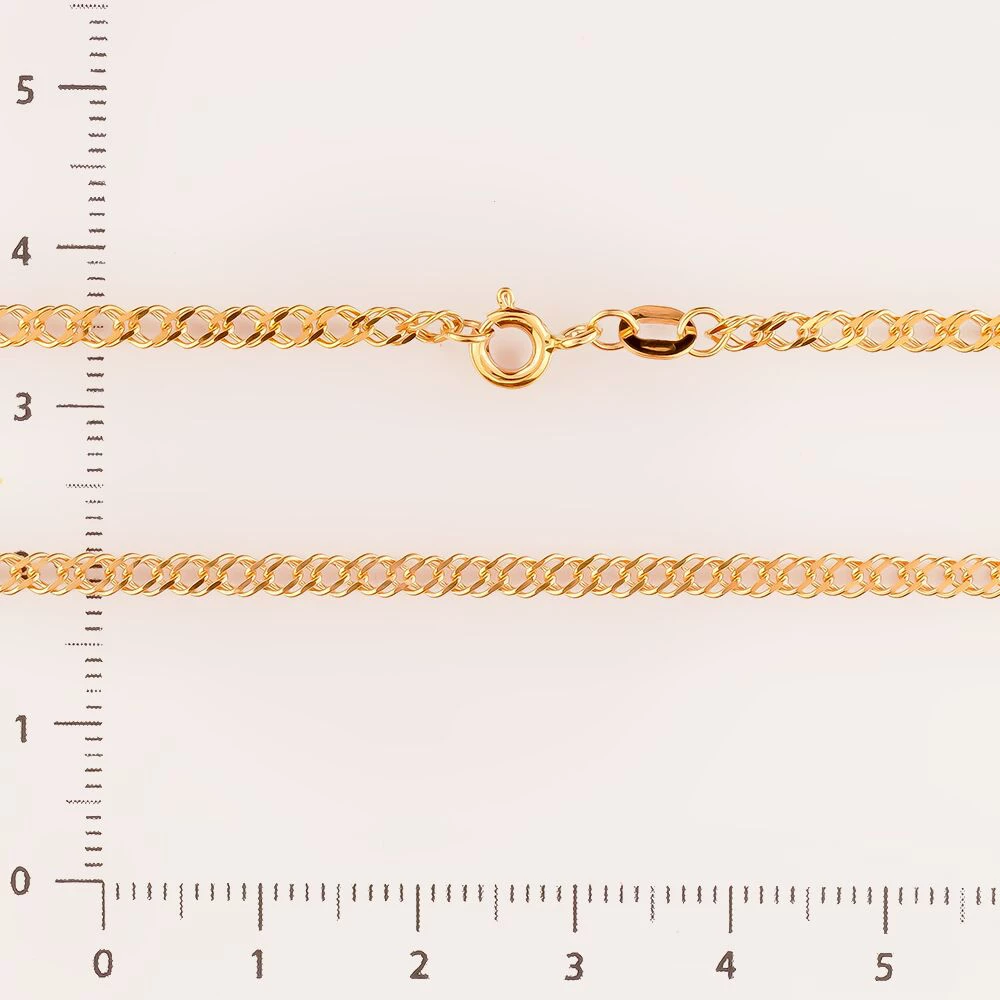 Цепь из красного золота 585 пробы