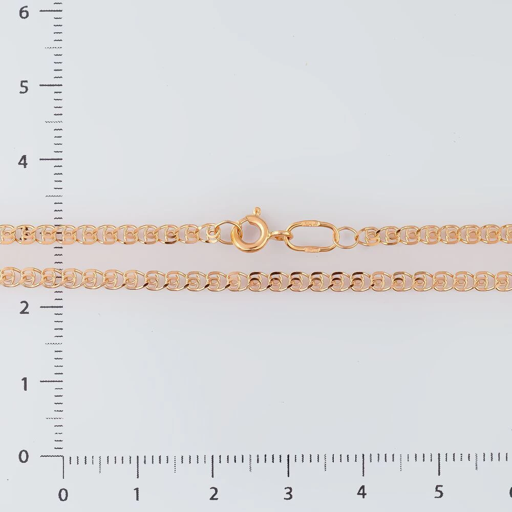 Цепь из красного золота 585 пробы