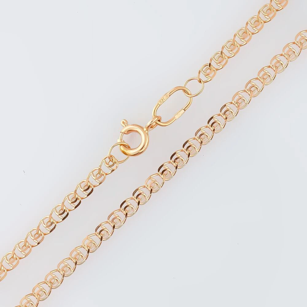 Цепь из красного золота 585 пробы