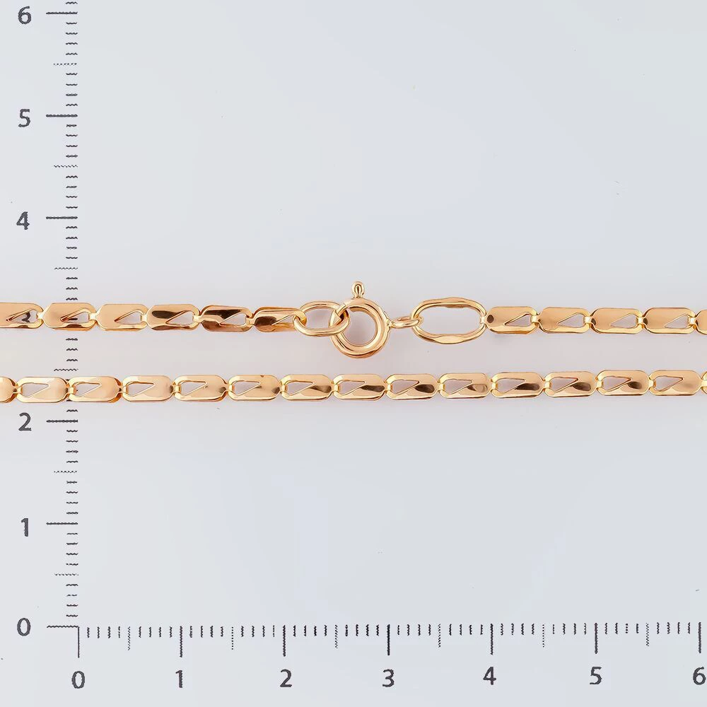 Цепь из красного золота 585 пробы