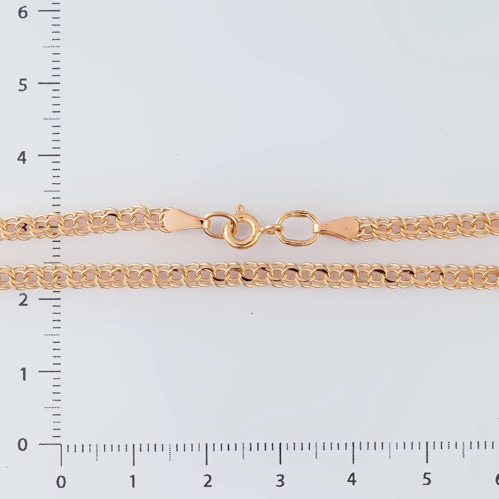 Цепь из красного золота 585 пробы