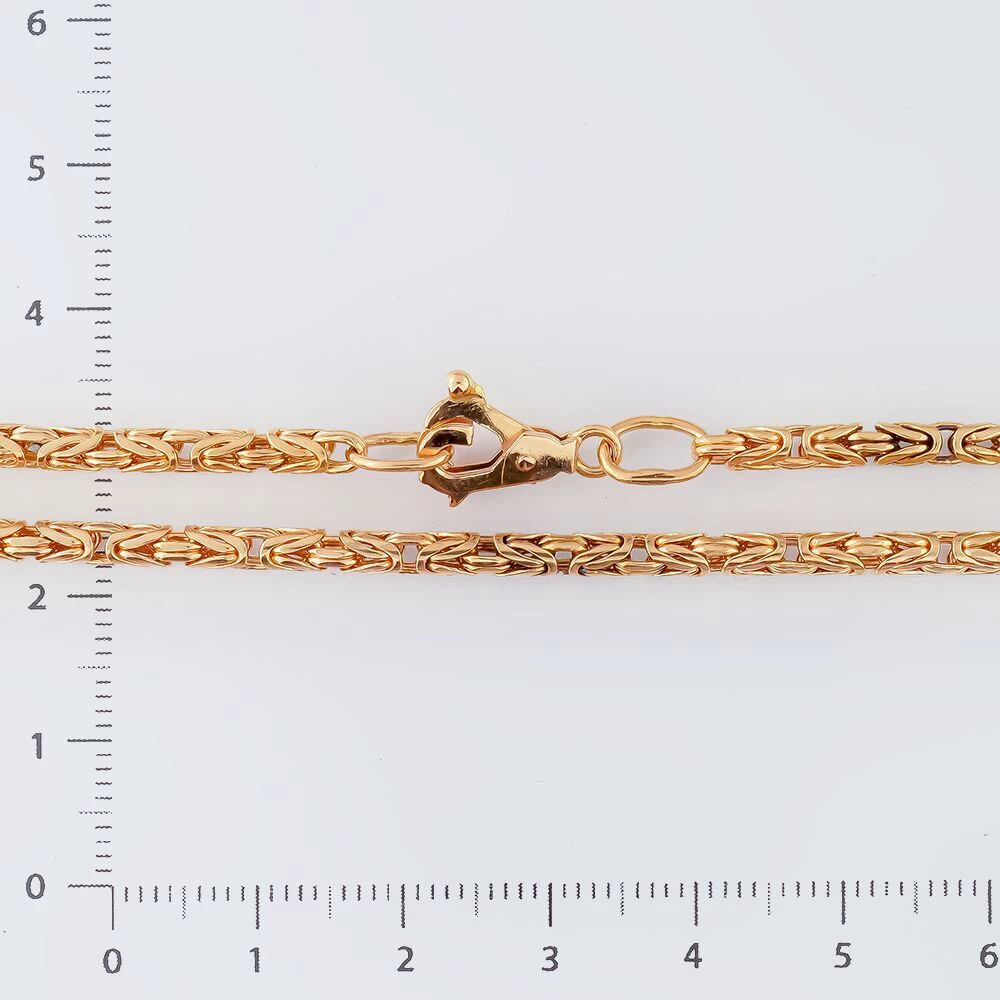 Цепь из красного золота 585 пробы