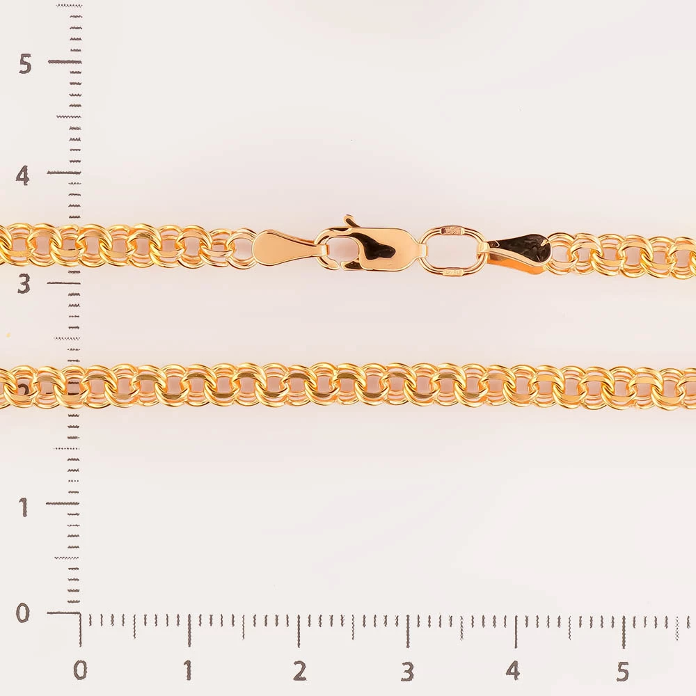 Цепь из красного золота 585 пробы