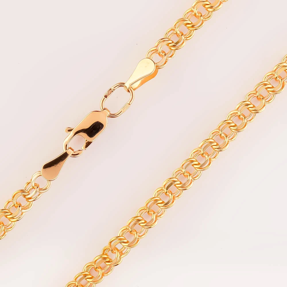 Цепь из красного золота 585 пробы