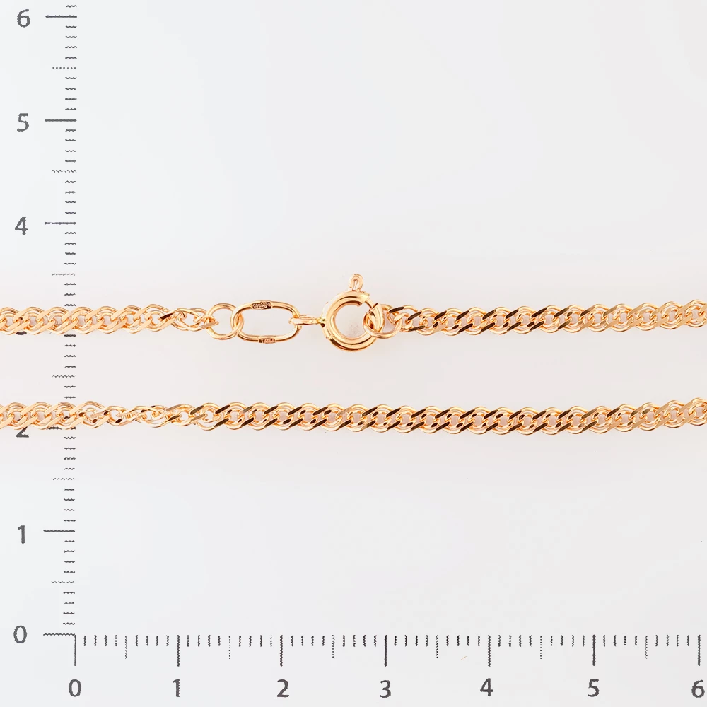 Цепь из красного золота 585 пробы