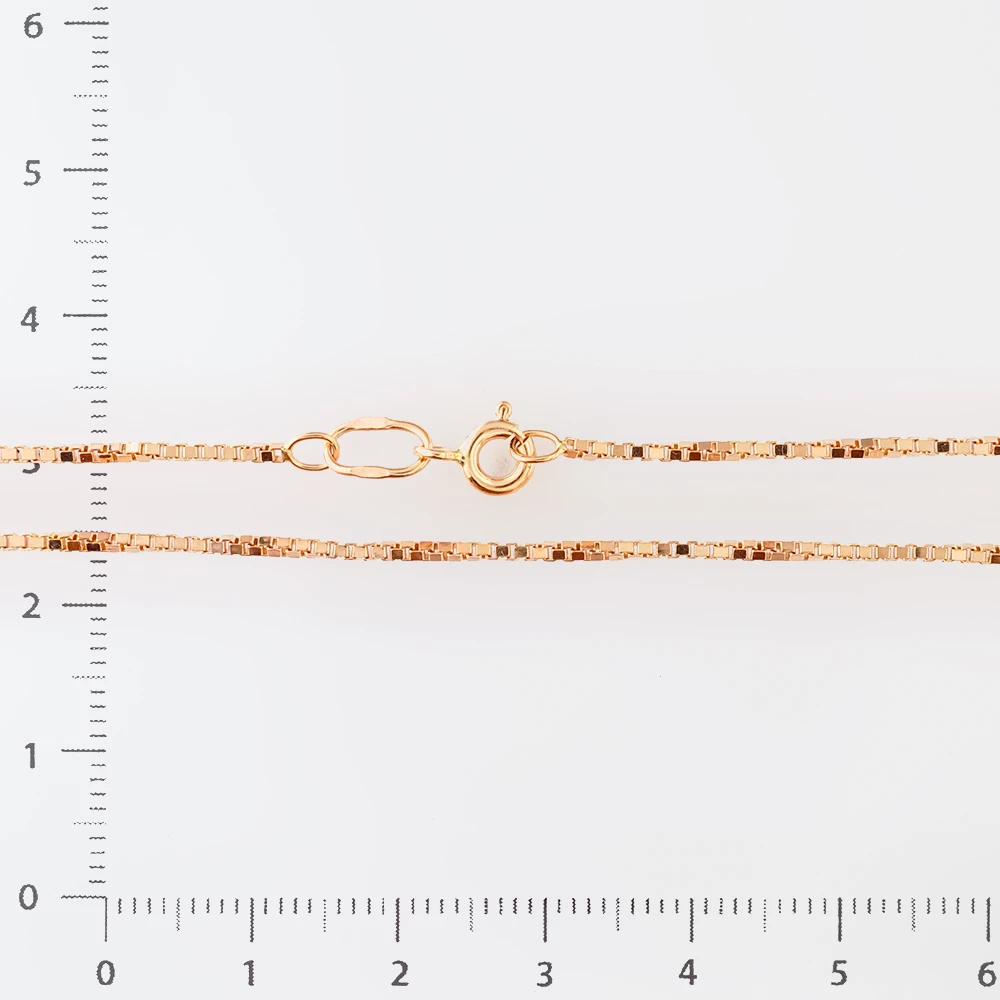 Цепь из красного золота 585 пробы