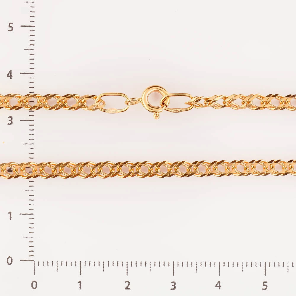 Цепь из красного золота 585 пробы