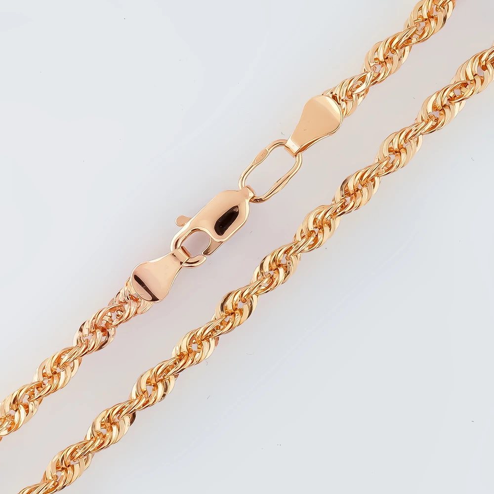 Цепь из красного золота 585 пробы