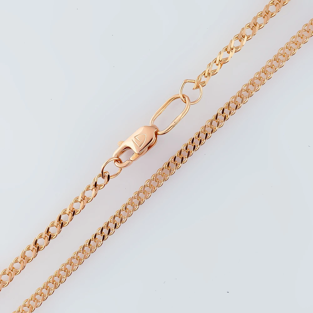 Цепь из красного золота 585 пробы