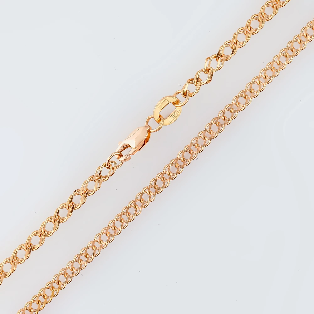 Цепь из красного золота 585 пробы