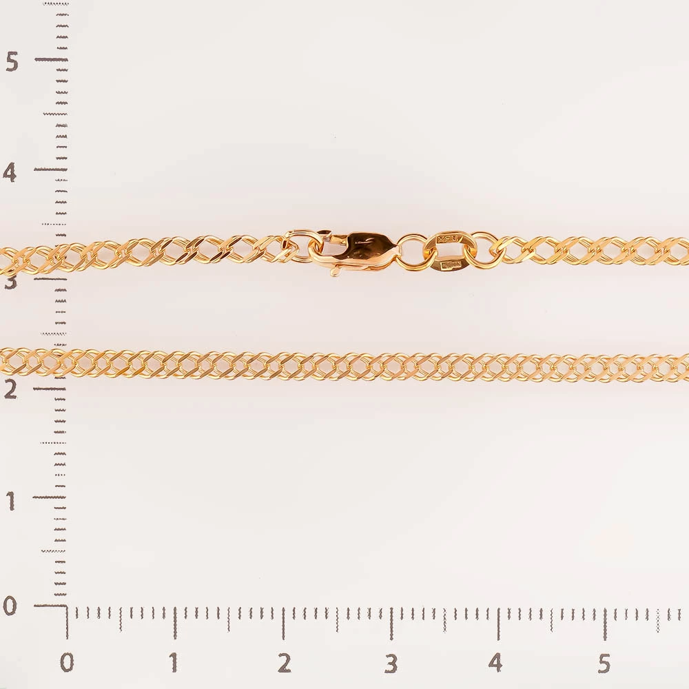 Цепь из красного золота 585 пробы