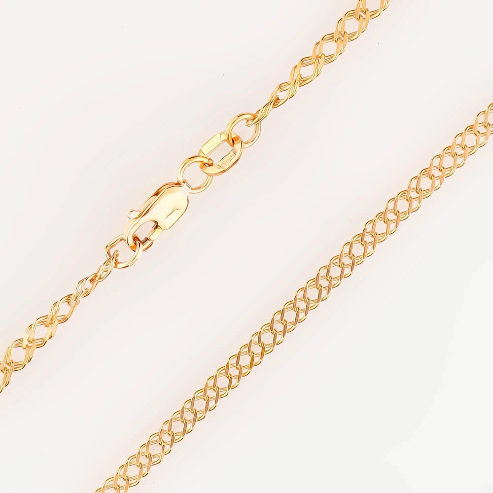 Цепь из красного золота 585 пробы