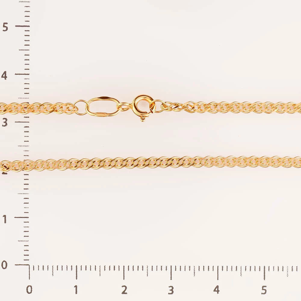 Цепь из красного золота 585 пробы