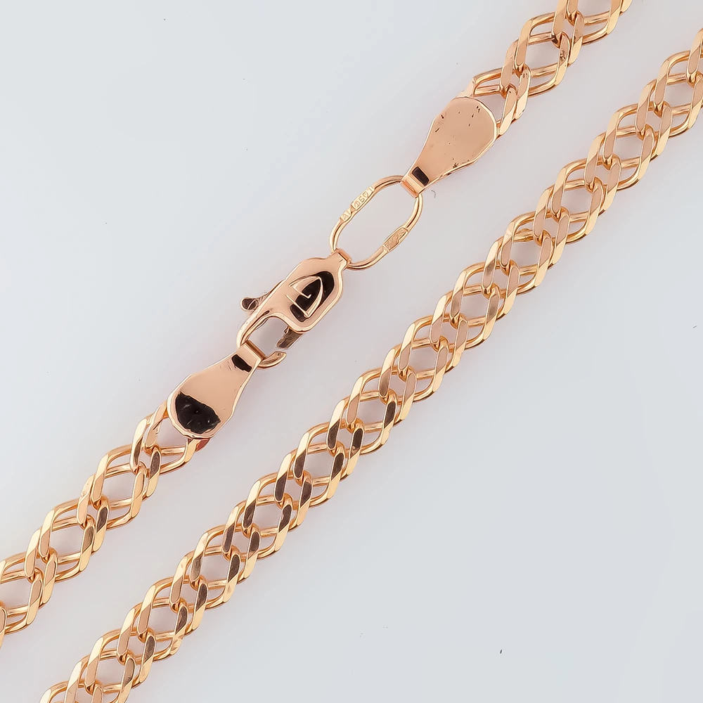 Цепь из красного золота 585 пробы