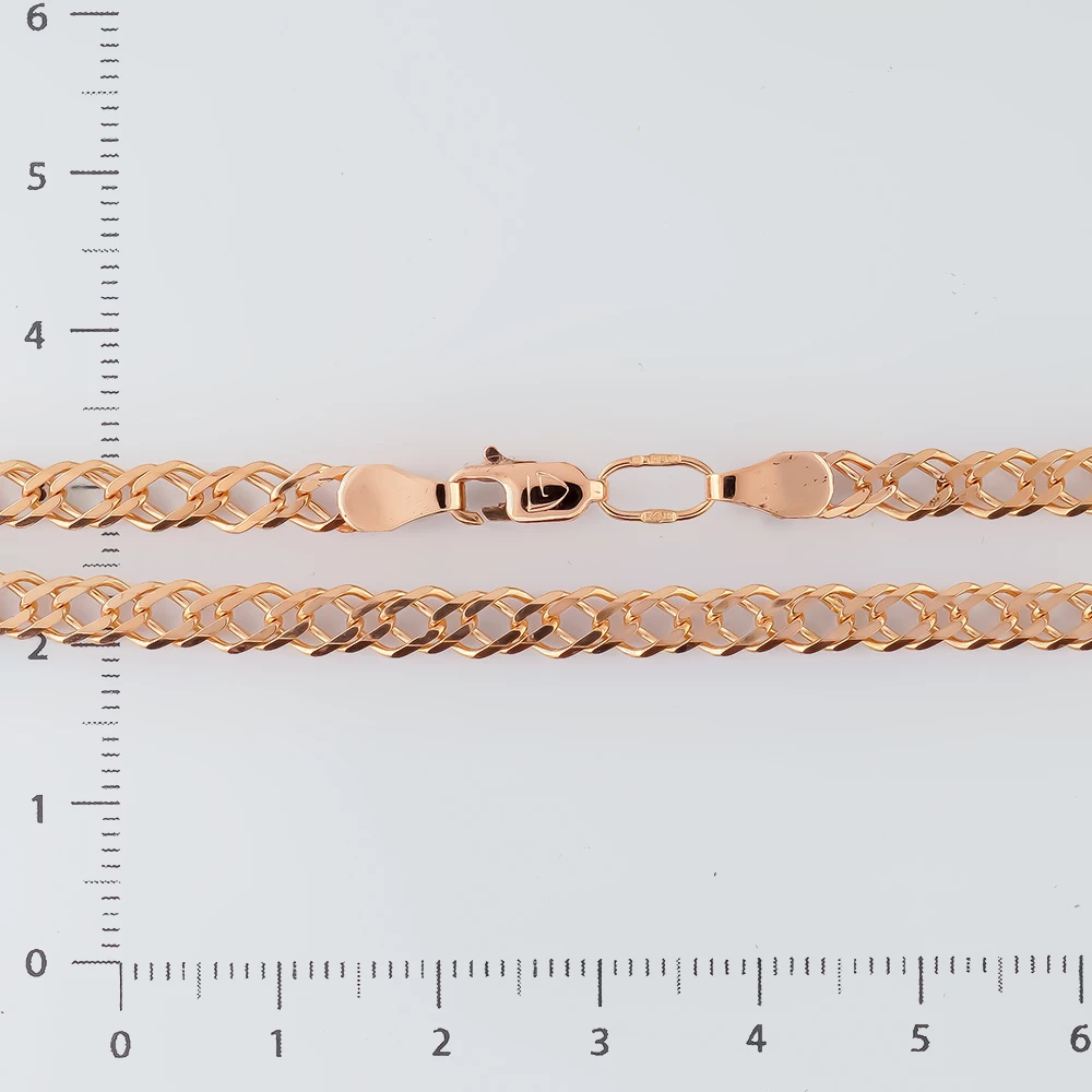 Цепь из красного золота 585 пробы