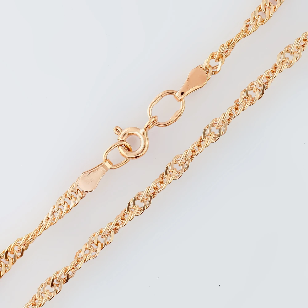 Цепь из красного золота 585 пробы