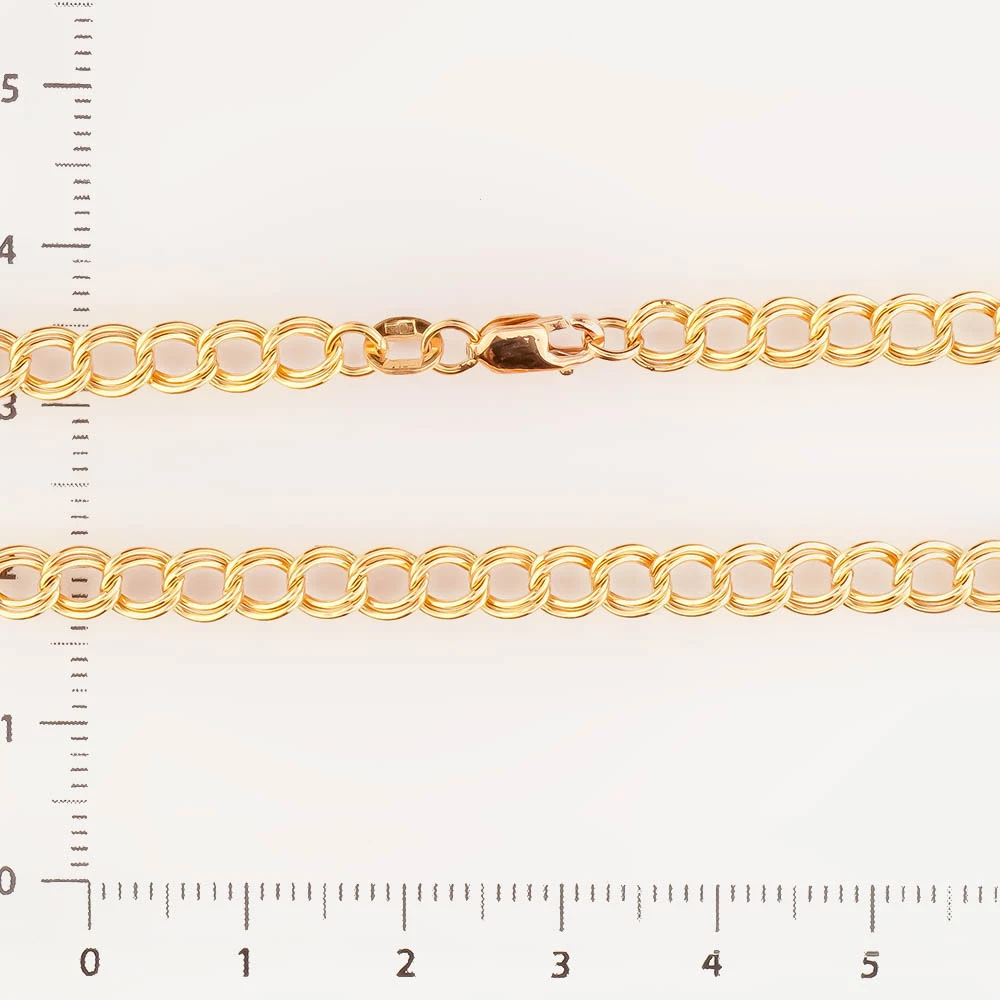 Цепь из красного золота 585 пробы