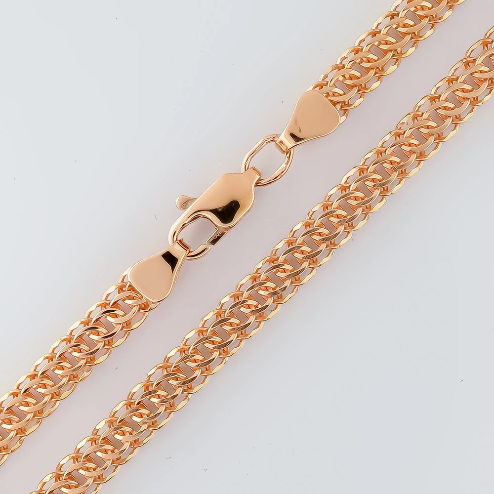 Цепь из красного золота 585 пробы