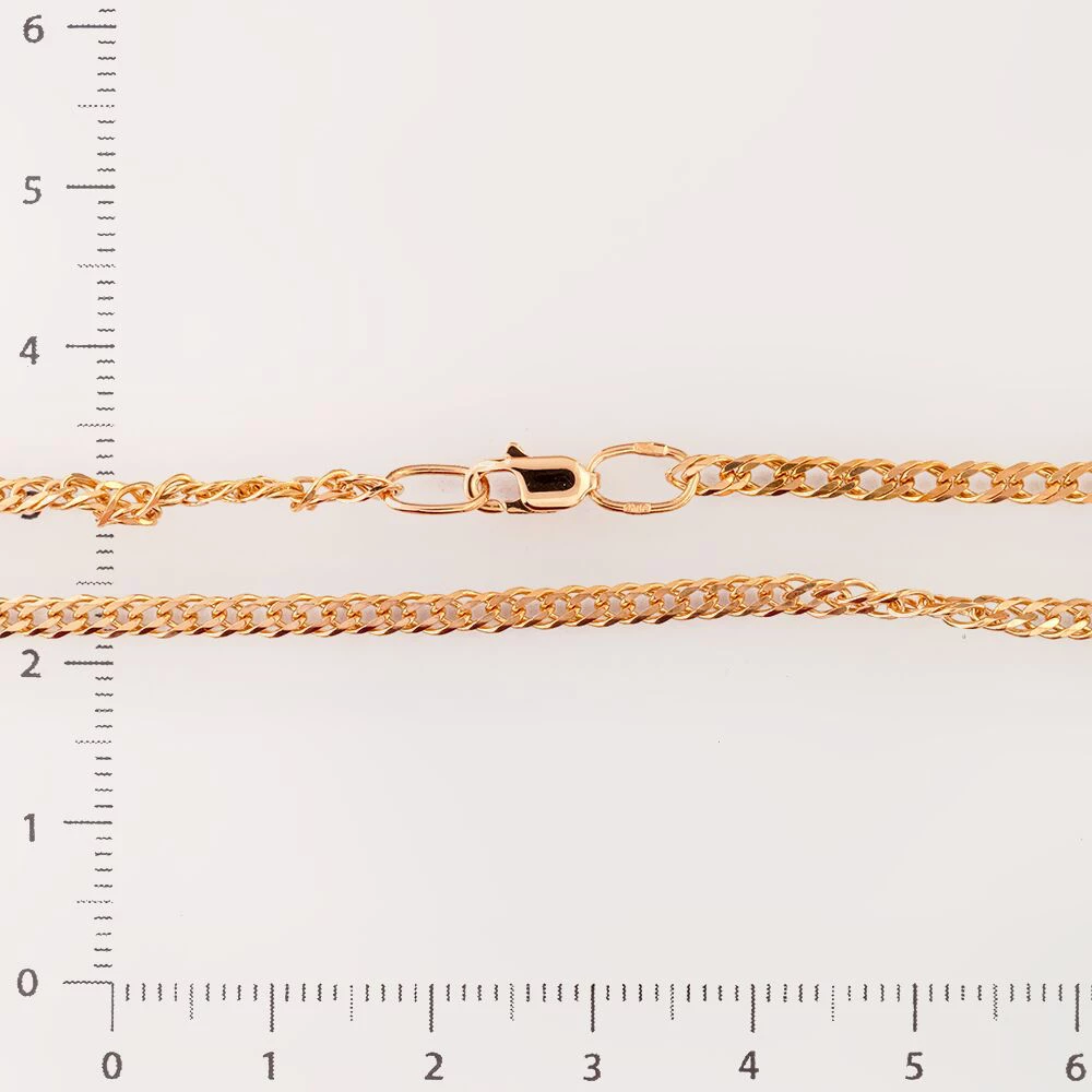 Цепь из красного золота 585 пробы