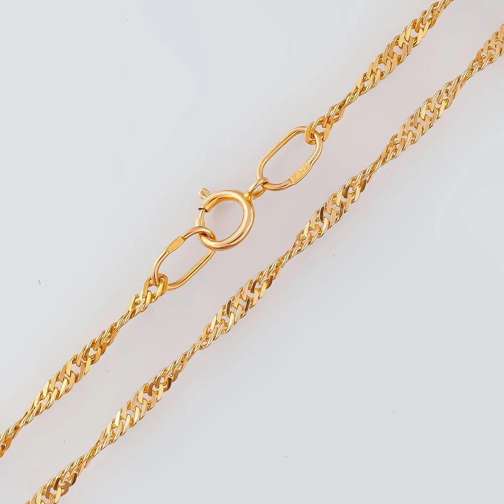 Цепь из красного золота 585 пробы