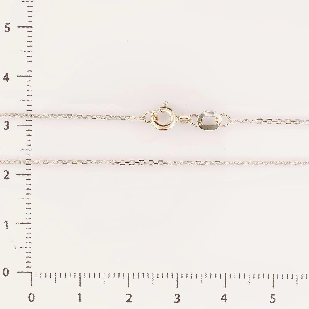 Цепь из белого золота 585 пробы