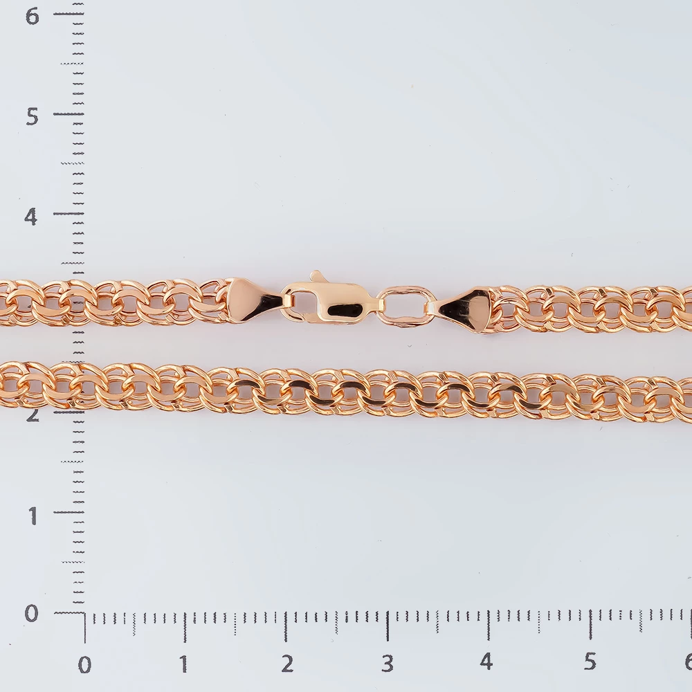 Цепь из красного золота 585 пробы