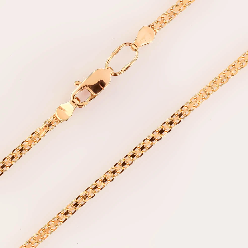 Цепь из красного золота 375 пробы